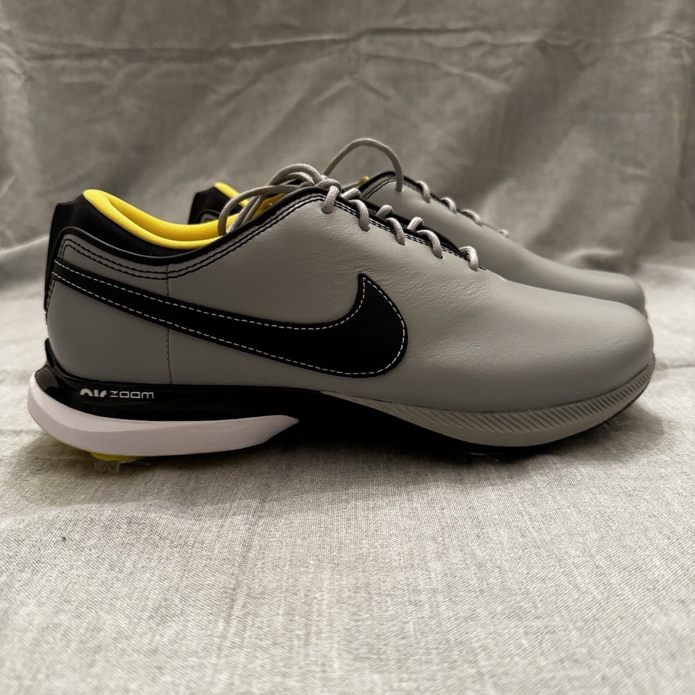 Nike Air Zoom Victory Tour 2 Shoes Men's 8.5 Golf NEW Gray‎ Black Yellow DJ6569